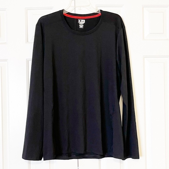 Adidas Climacool black crewneck athletic workout long sleeve top. Men's XL - Picture 1 of 12